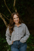 Lightweight Button Up Cardigan - Grey