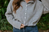 Lightweight Button Up Cardigan - Grey