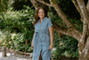 Chambray Button Down Shirt Dress