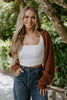 The Cropped Ballet Shrug - Brown