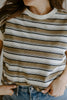 Striped Casual Shirt - Olive/Black