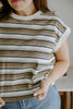 Striped Casual Shirt - Olive/Black