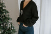 The Holiday Cardigan - Black
