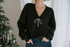 The Holiday Cardigan - Black