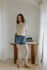 Elastic Waist Tencel Short