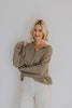 Lightweight Button Up Cardigan - Heather Mocha