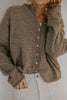 Lightweight Button Up Cardigan - Heather Mocha