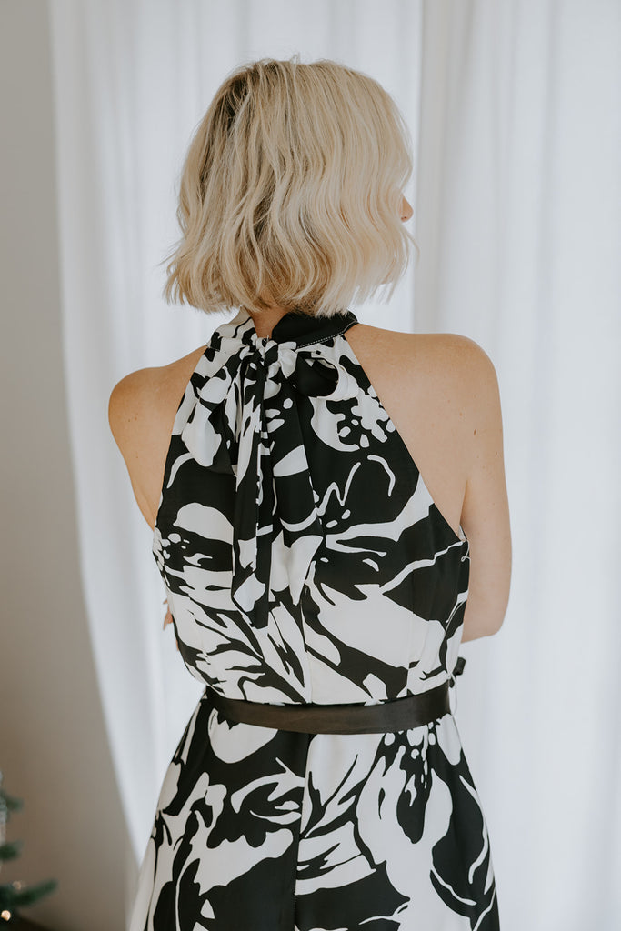 Mock Neck Sleeveless Maxi