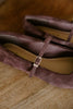 Faux Suede Ballet Flat - Brown