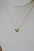 Floating Heart Necklace - Gold