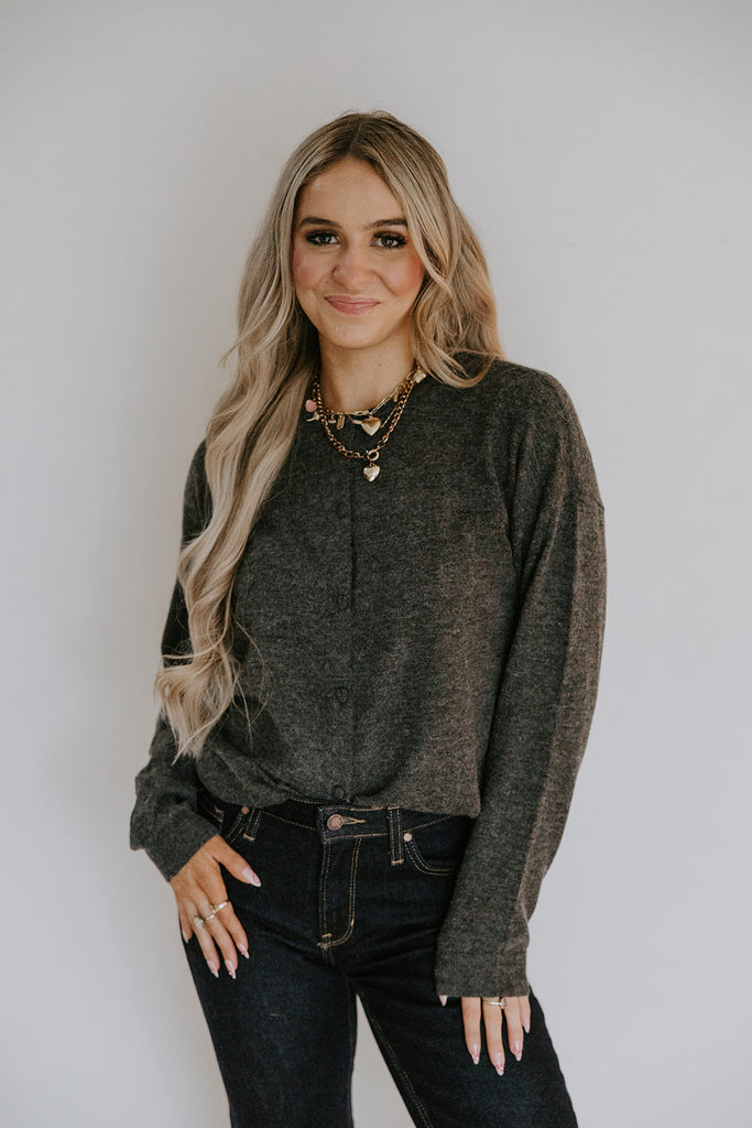 Marina Cardigan - Dark Grey