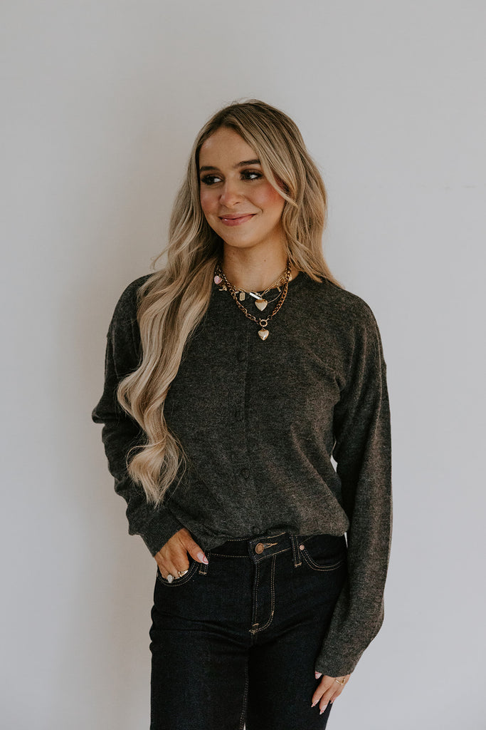 Marina Cardigan - Dark Grey