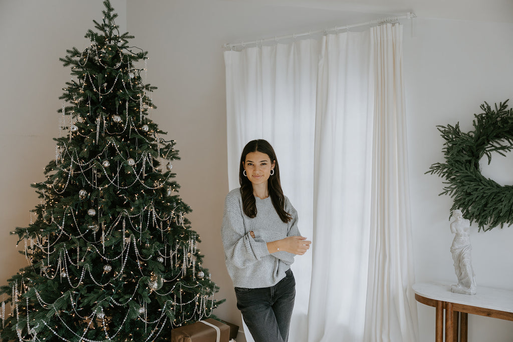 Classic Knit Sweater - Heather Grey