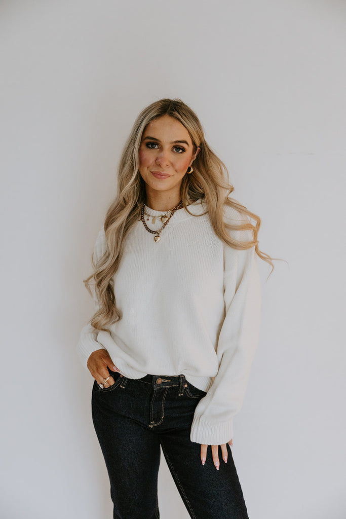 The Most Perfect Classic Sweater - Ivory