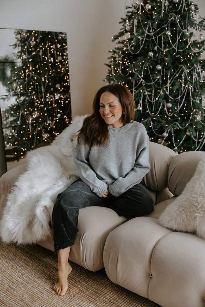 The Most Perfect Classic Sweater - Grey