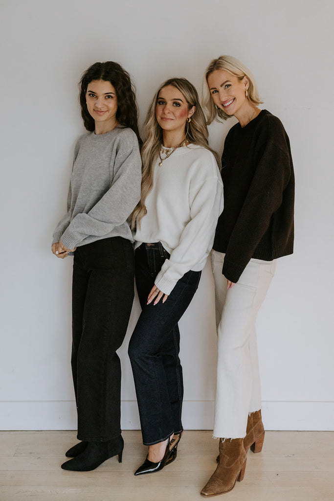 The Most Perfect Classic Sweater - Black