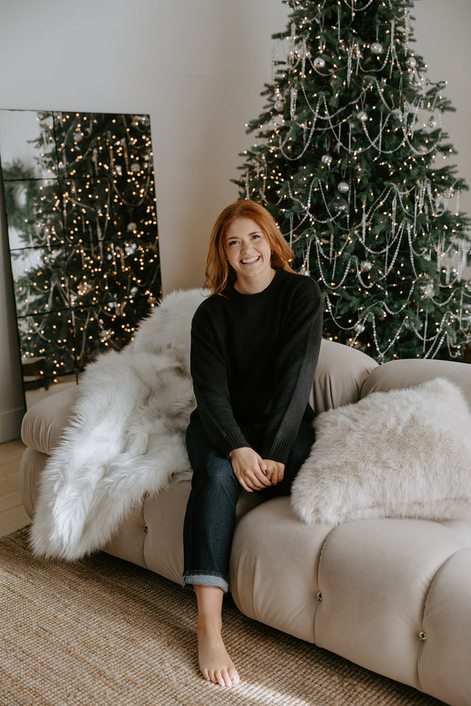 The Most Perfect Classic Sweater - Black