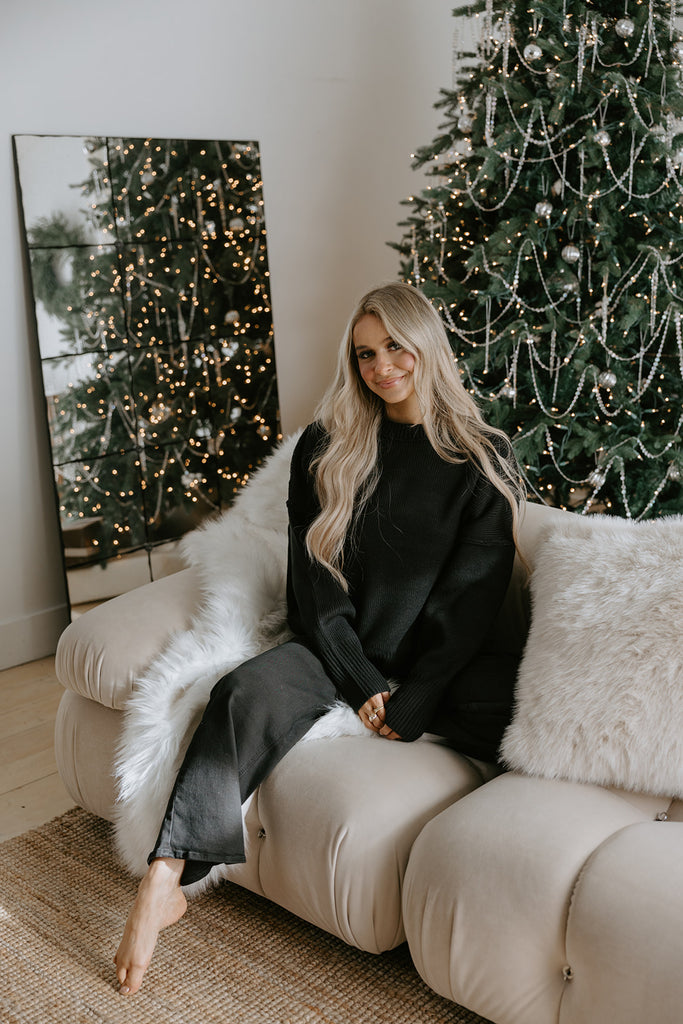 The Most Perfect Classic Sweater - Black