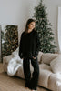 Super Soft Crewneck and Lounge Pant Set - Black