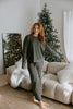 Super Soft Crewneck and Lounge Pant Set - Green