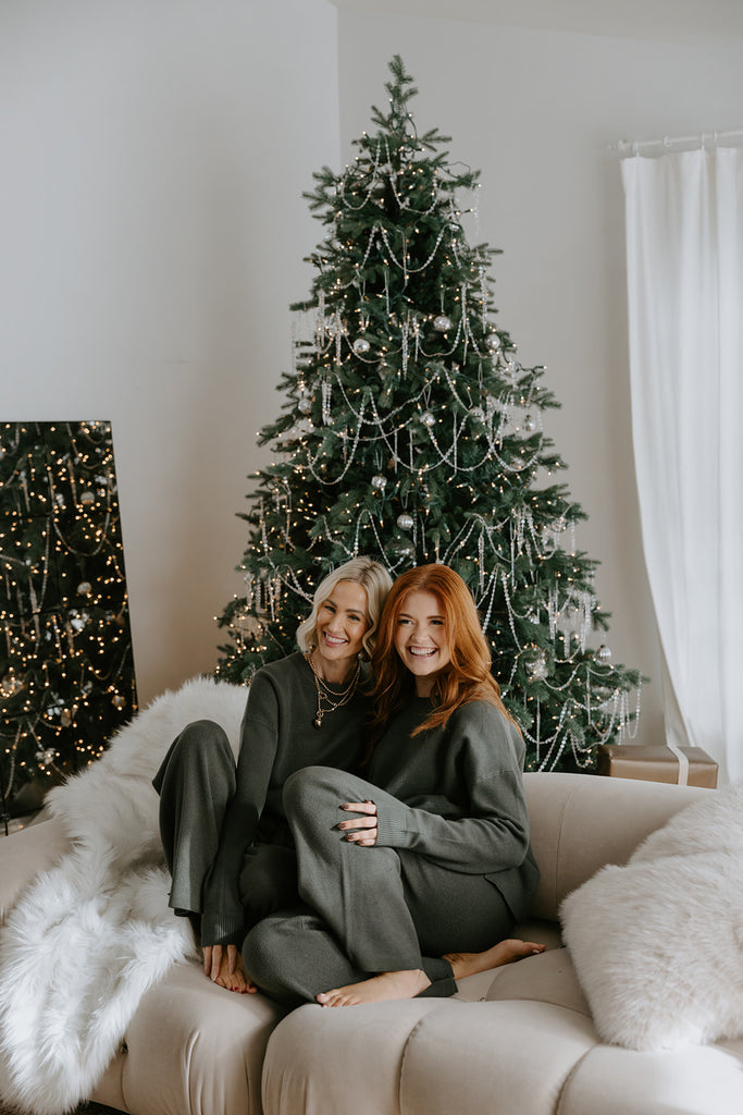 Super Soft Crewneck and Lounge Pant Set - Green