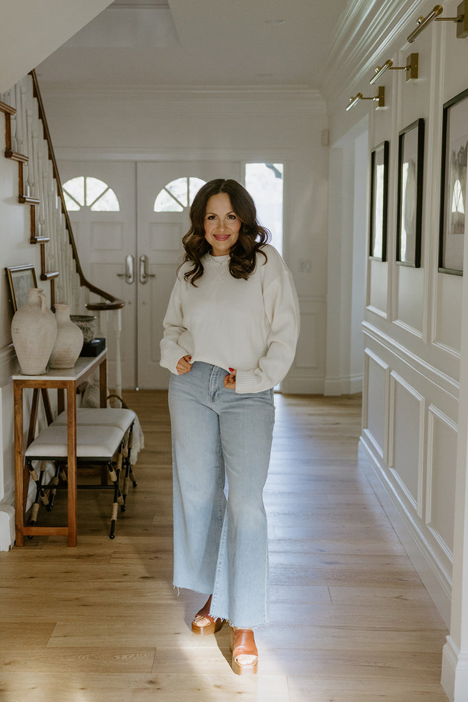 The Most Perfect Classic Sweater - Ivory