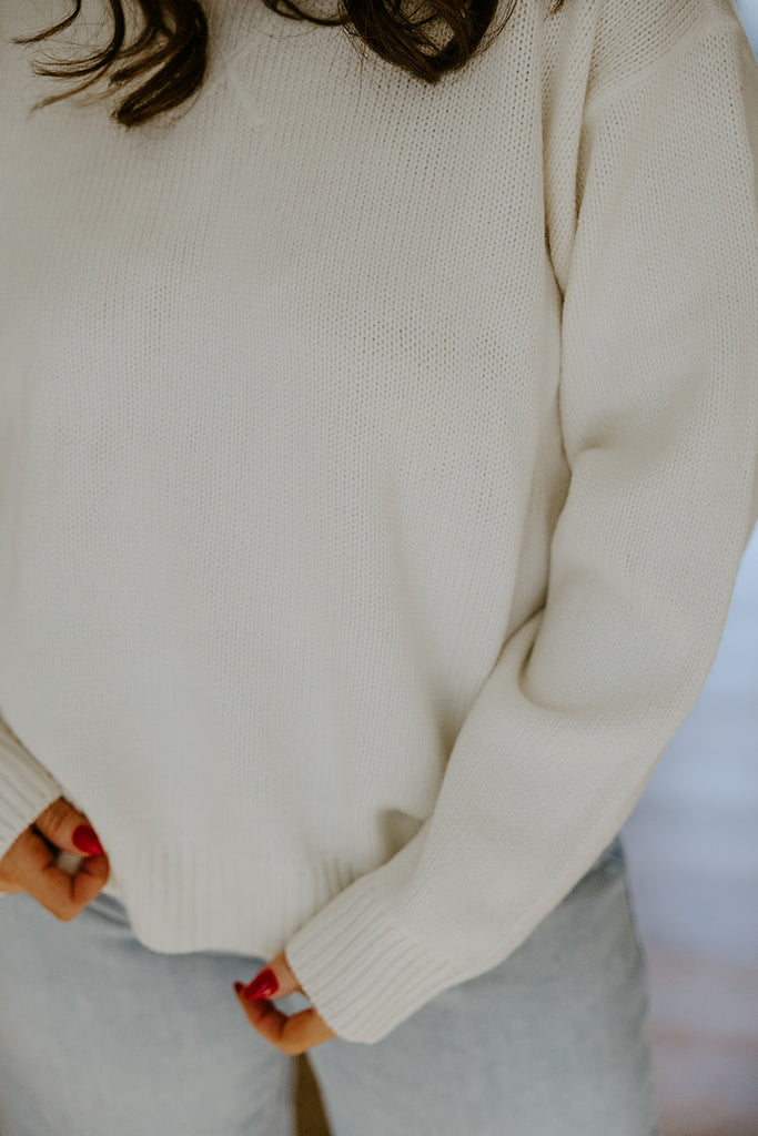 The Most Perfect Classic Sweater - Ivory