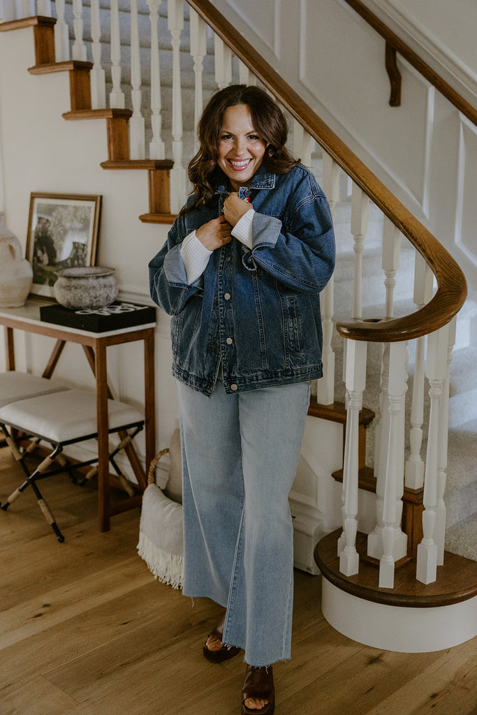 The Perfect Denim Jacket - Dark