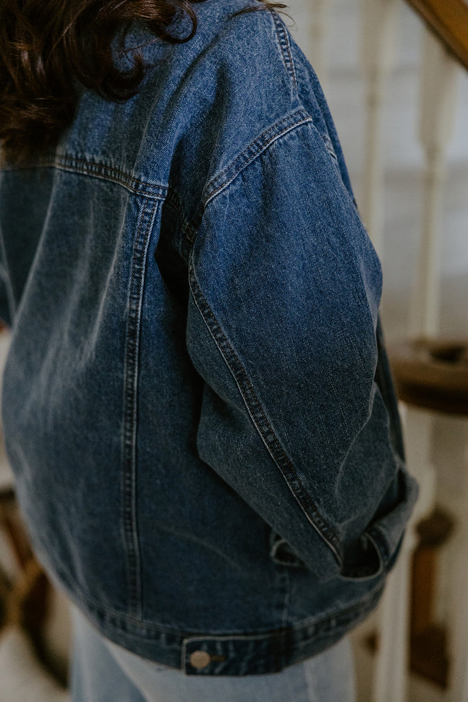 The Perfect Denim Jacket - Dark