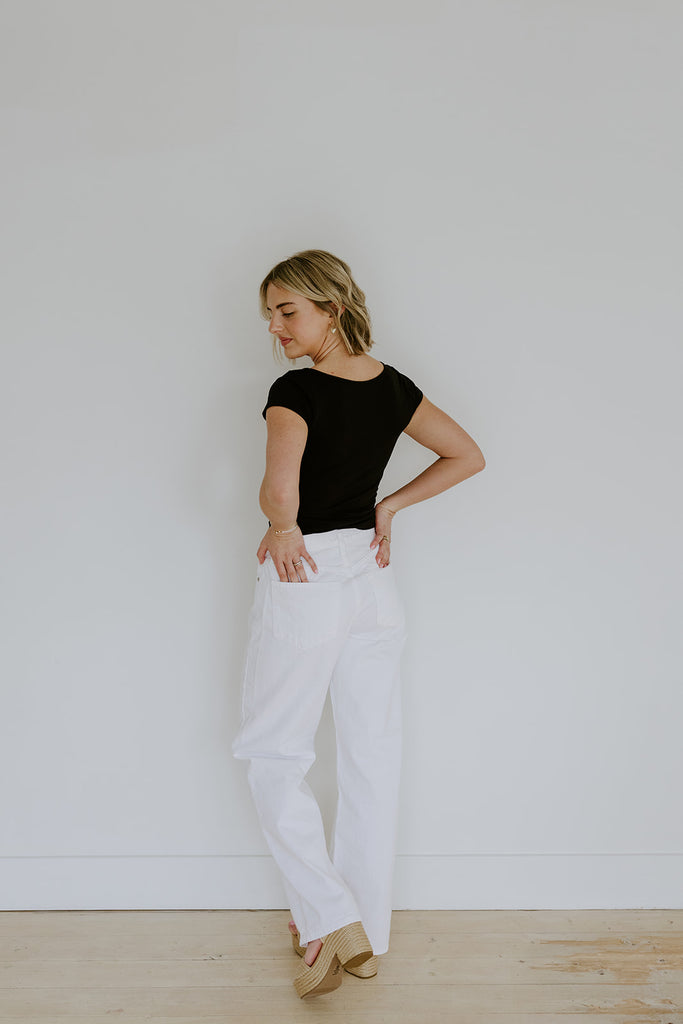 Relaxed Straight - White