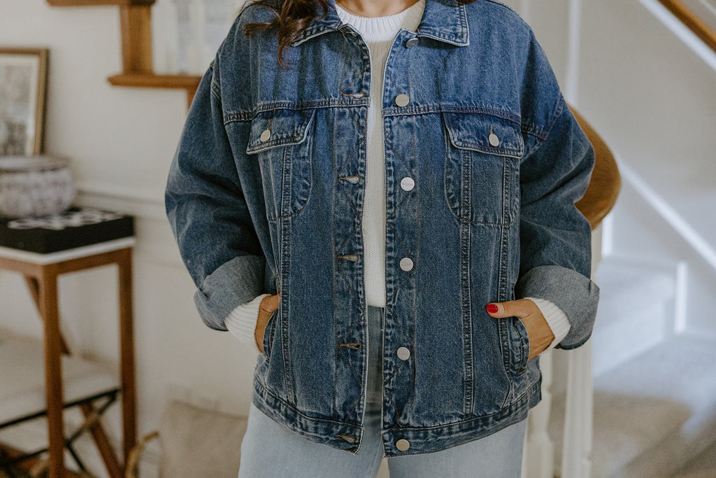The Perfect Denim Jacket - Dark