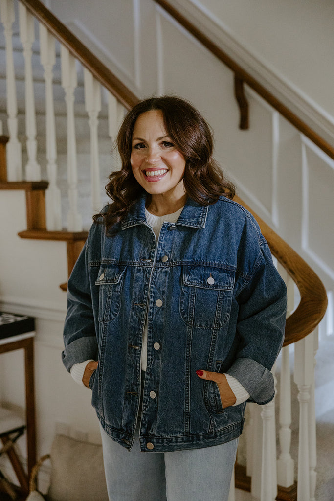 The Perfect Denim Jacket - Dark