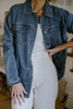 Tencel Jacket with Round Hemline