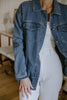 Tencel Jacket with Round Hemline