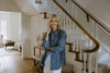 Tencel Jacket with Round Hemline