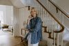 Tencel Jacket with Round Hemline