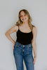Thin Strap Tank - Black