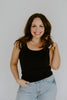 Wide Strap Tank - Black