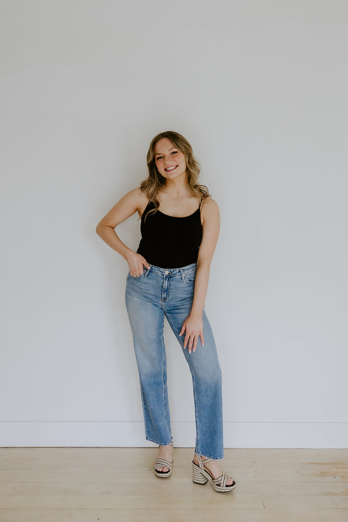 Stretchy Straight Denim - Light