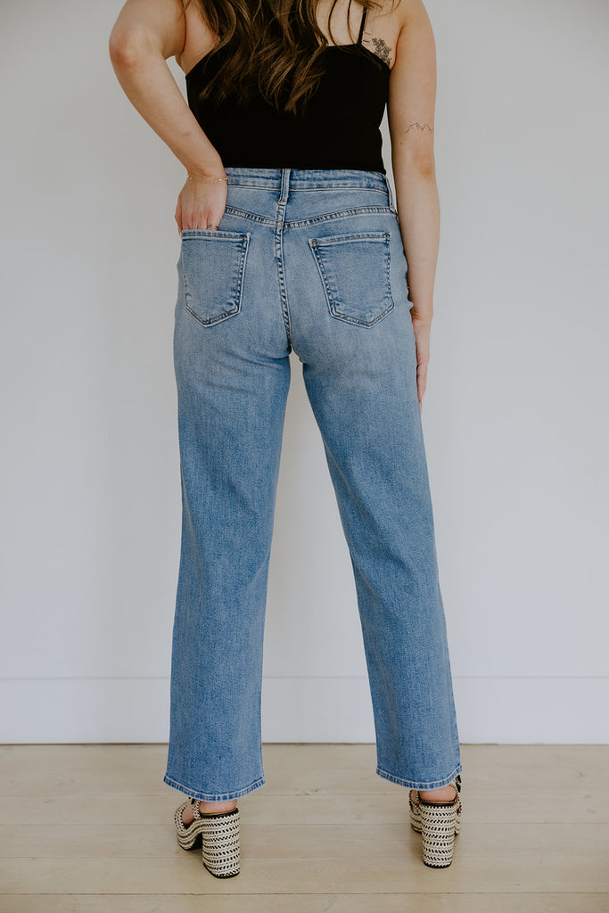 Stretchy Straight Denim - Light