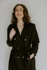 Long Trench Chloe - Black