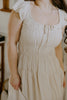 Flutter Sleeve Midi Dress - Oat