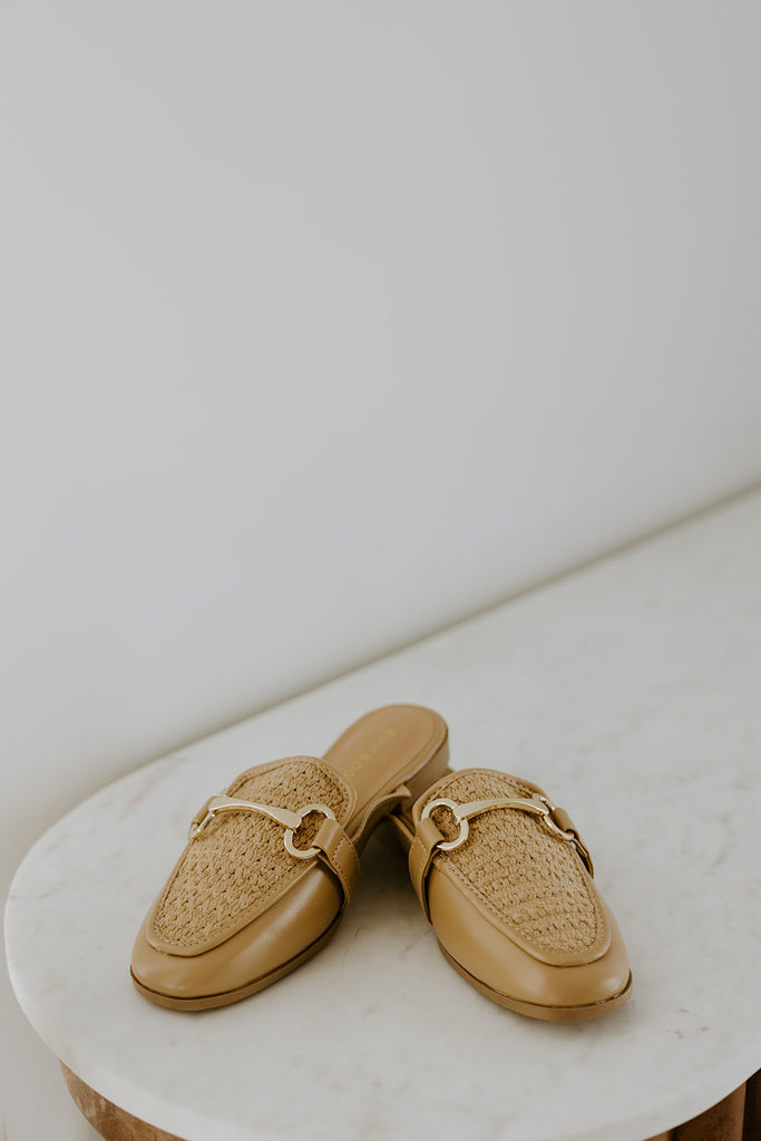 Woven Slide - Tan