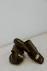 Euro Sandal With Toe Detail - Brown