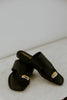Euro Sandal With Toe Detail - Black