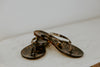 Tortoise Print Jelly Sandals