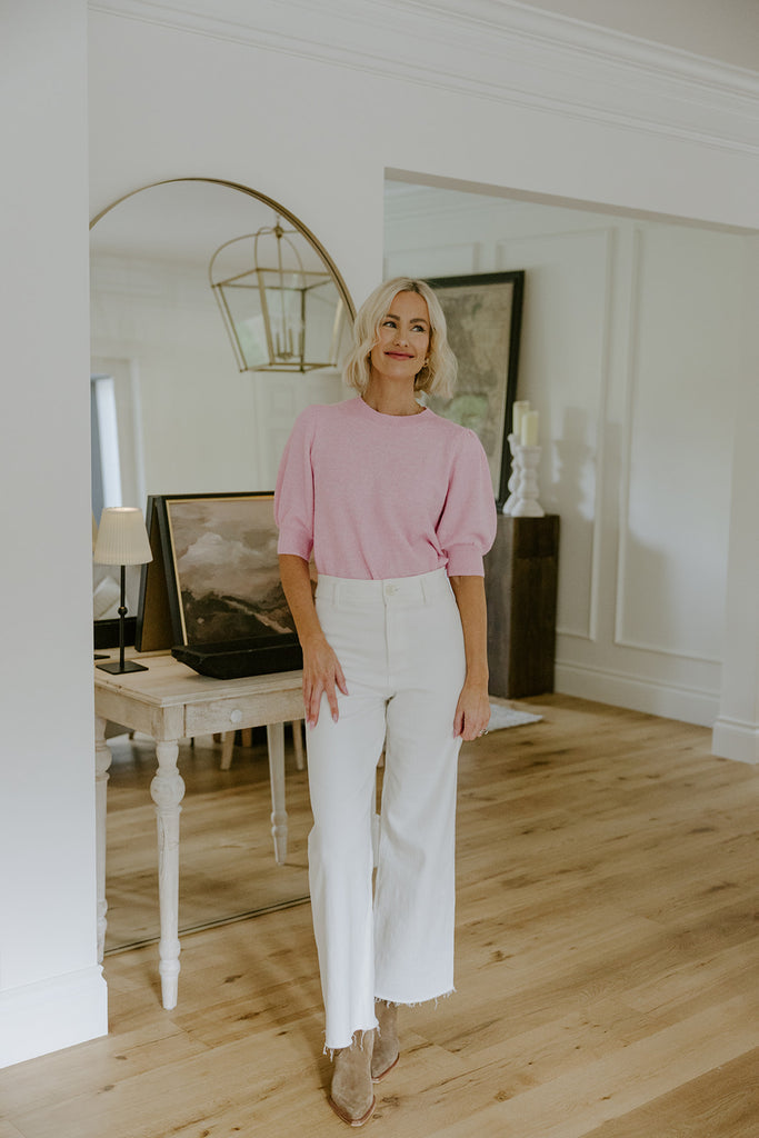 Pull Over Sweater - Pink