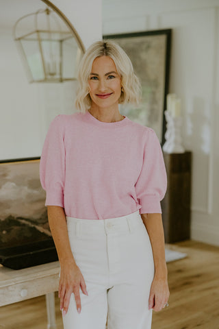 Exposed Seam Sweater - Red