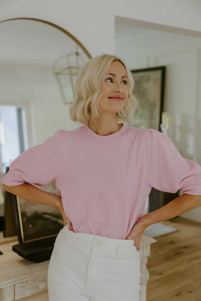 Pull Over Sweater - Pink