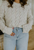 Soft Crochet Knit Sweater - Alpaca